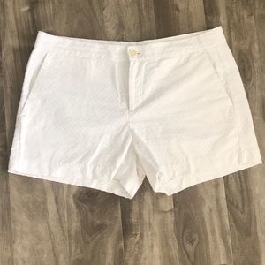 Banana Republic white shorts